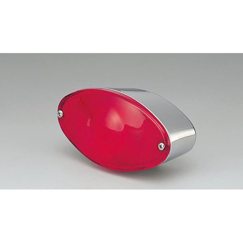 Kijima Motorcycle Bike Parts Tail Lamp Assy American Cat's Eye Plated 218-3005