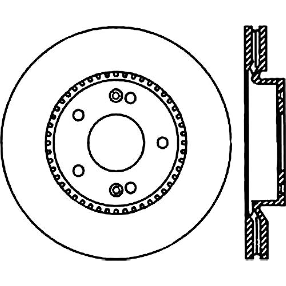 Centric 121.51015 Front brake rotor