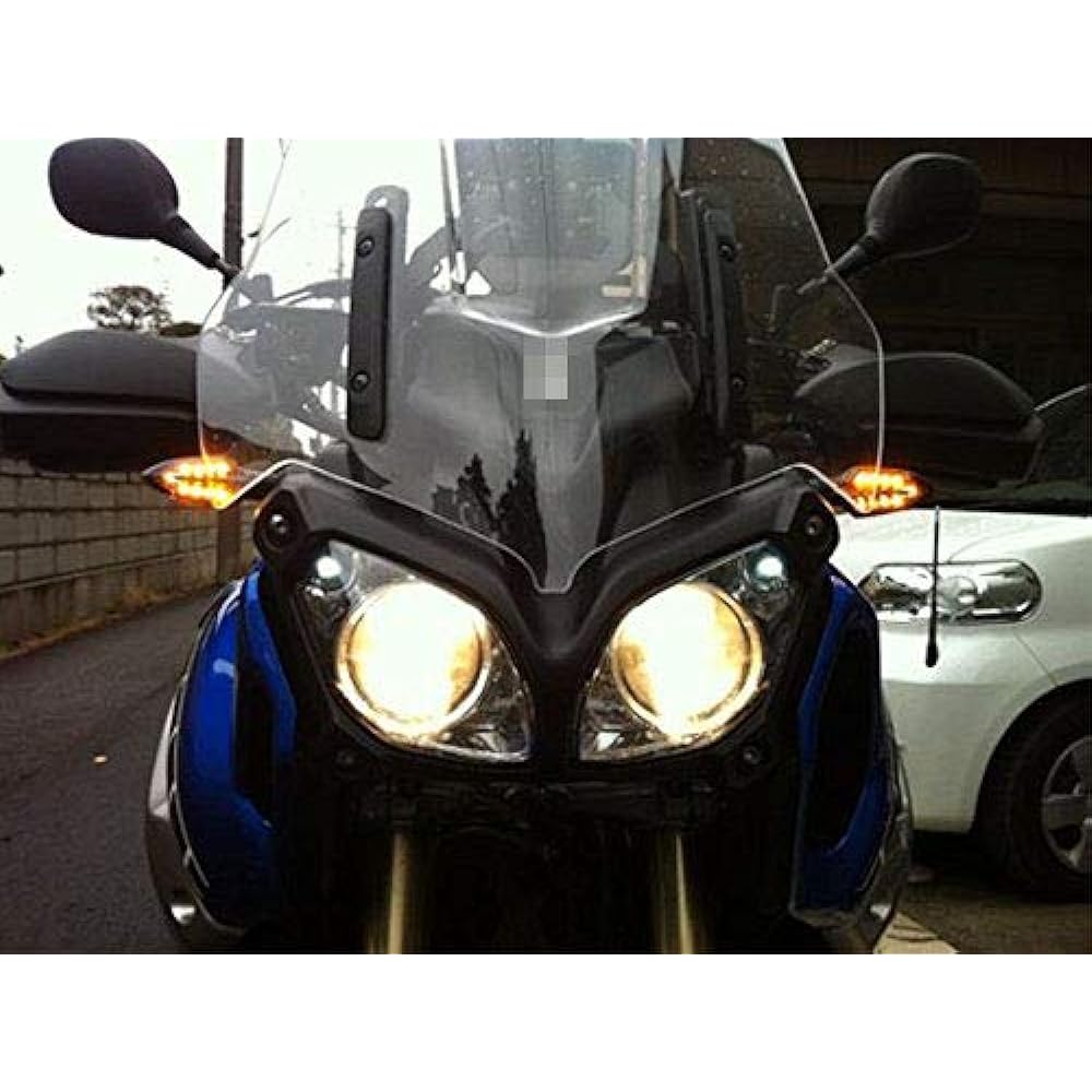 IJDMTOY (2) Add-on Amber 12-SMD LED blinker blinking Light Motorbike Front Rear