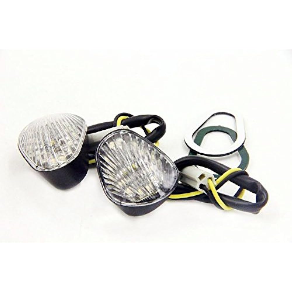 Clear Euro LED Flash Mount Winker Yamaha YZF R1 R6 R6S 2006 2007 2008