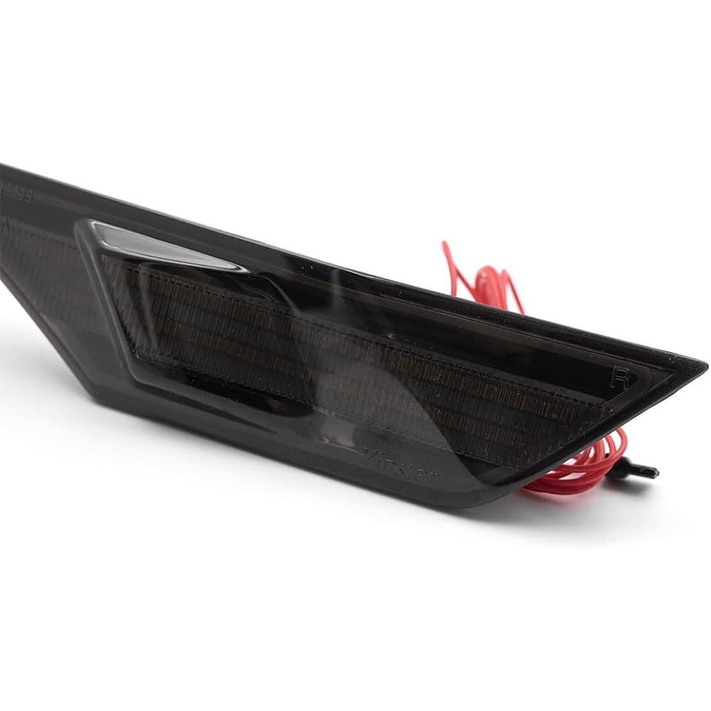 Civic LED Side Marker Light 2016-2021 Honda Civic Sedan Coupe Hatchback Smoke Lens Side Marker Amber LED Winker/White LED Running/Parking/Parking Light OEM#H02551127N