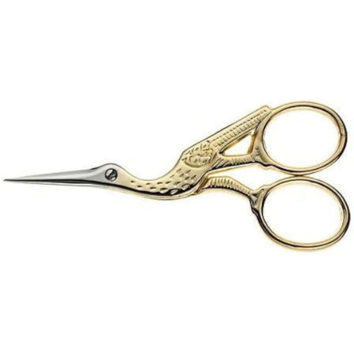 Ernest Wright Stork Scissors 'Gold' 3.5"(Gift Box) P037SG3-C