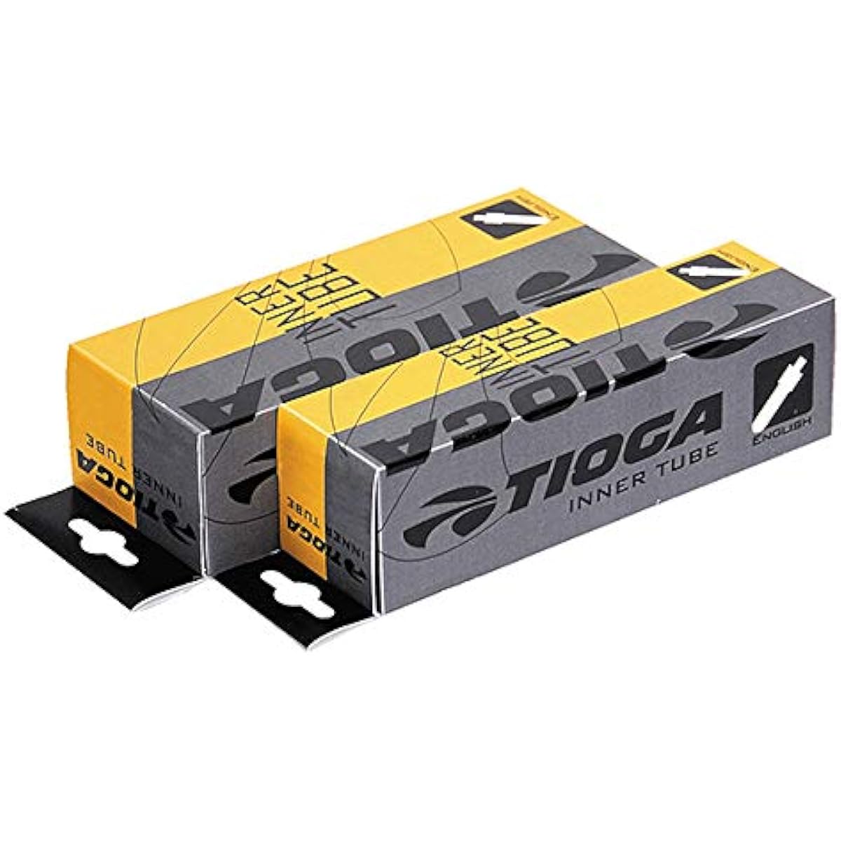 Set of 2 TIOGA Inner tube 700 x 28c ~ 32c ETRTO (28/32-622) English valve Valve length 27mm
