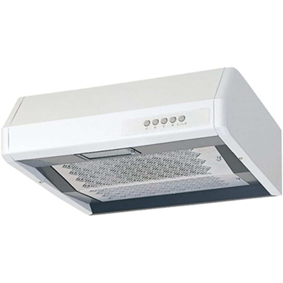 MITSUBISHI ELECTRIC Range Hood Fan, Shallow Type, High Static Pressure, Round Exhaust Type, Left Exhaust Only, White V-36K6-BL-L