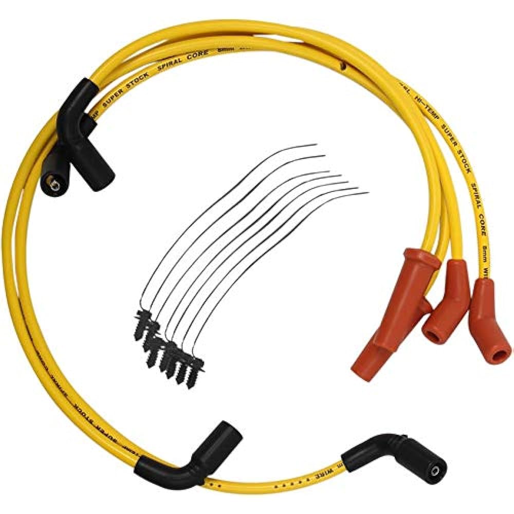 ACCEL PLUG WIRE YEL 8MM MILW 8 | 171116-Y