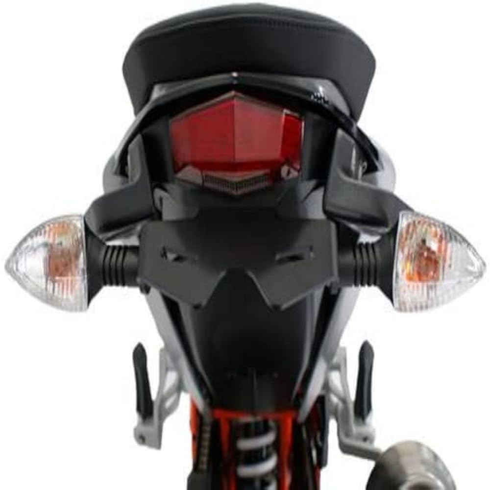 Evotech Performance KTM 690 Duke Fenderless (Number Plate Holder) Kit 2012+ (Red Rear Light) | prn010329-01 4589971413577
