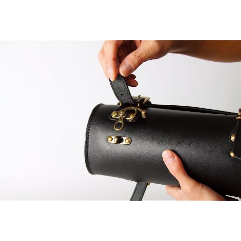 DEGNER Tool Bag Leather 3mm Thick L Size 28.5xφ12cm Black TB-3IN