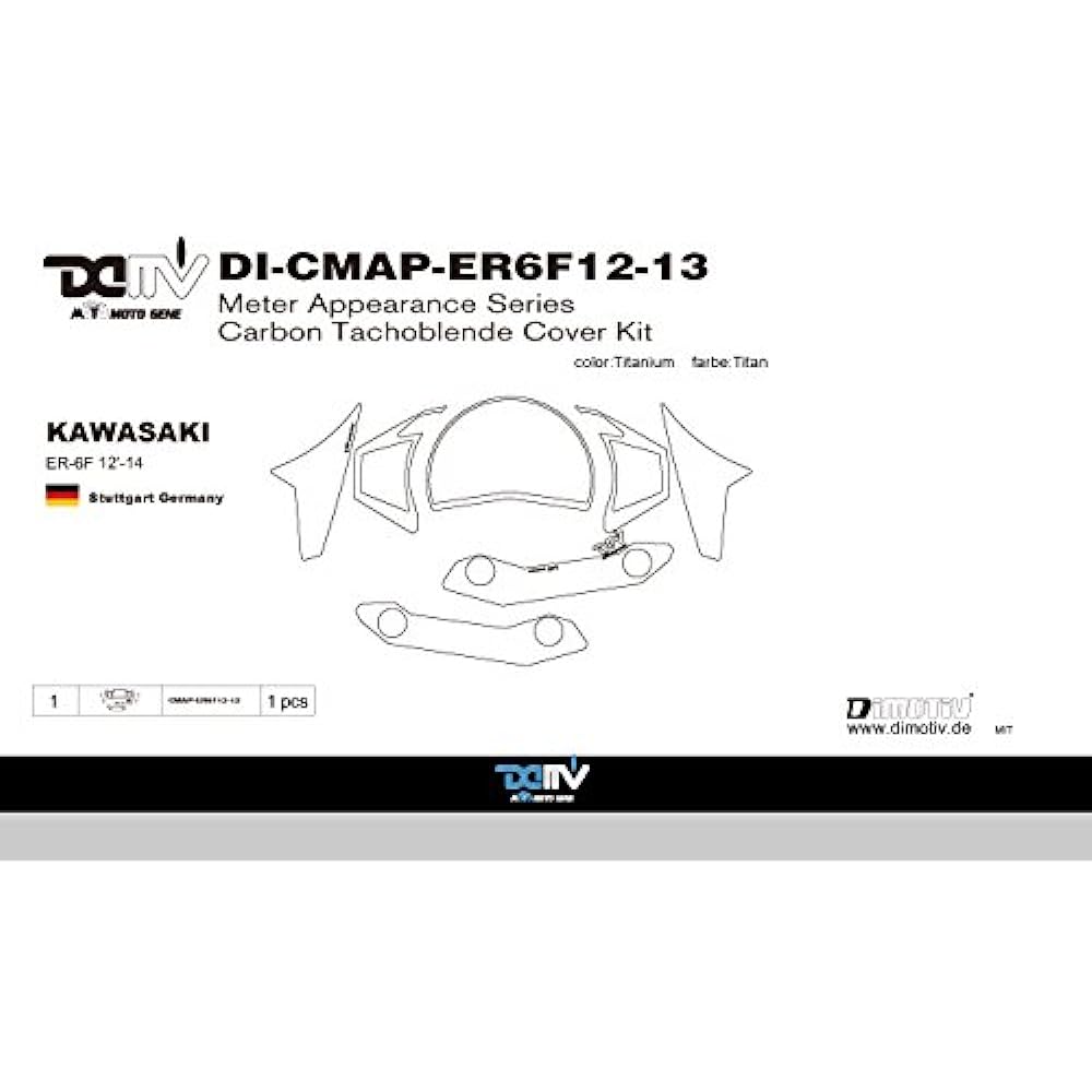 Meter Protect Pad K3 Carbon (Meter Apperance Pad)KAWASAKI ER6F (NINJA 650)12-15,ER6N 12-15 DI-CMAP-ER6F12-13