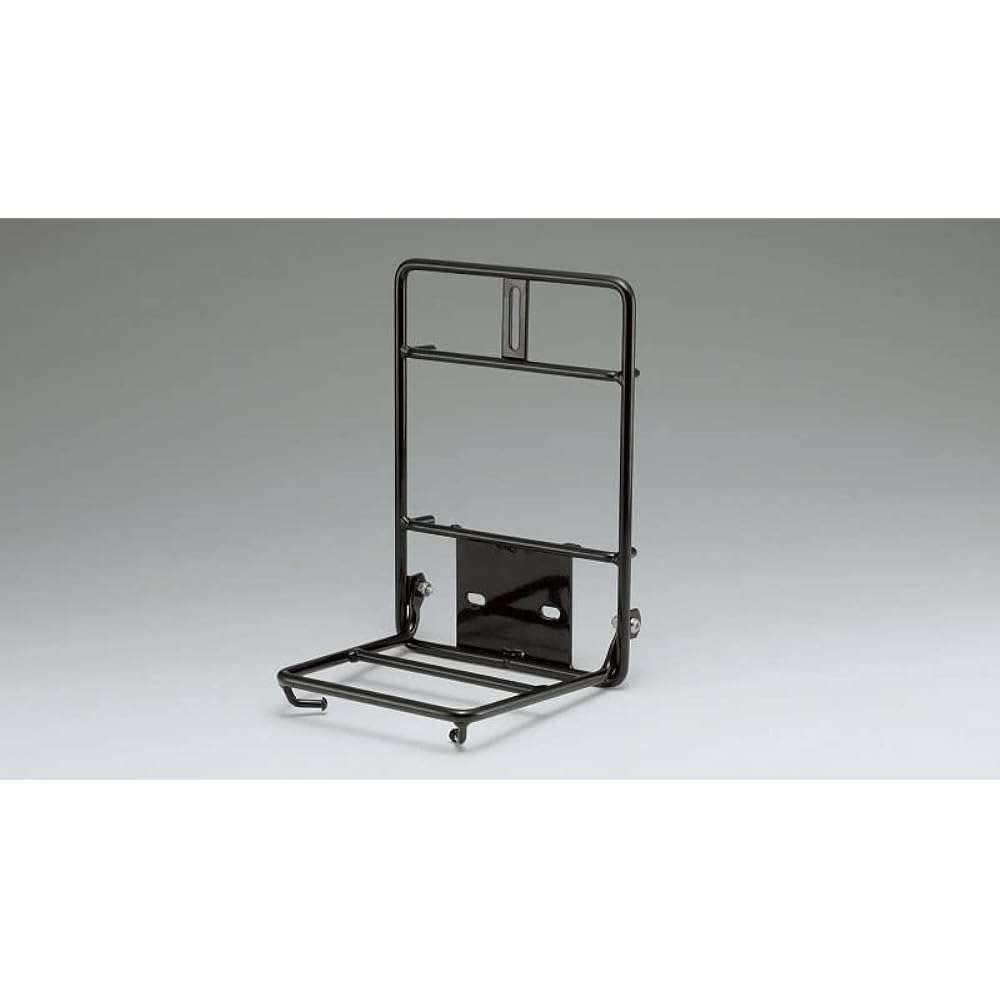Kijima Motorcycle Bike Parts Front Carrier Scooter Universal Type 3 Point Stop Foldable Maximum Loading Capacity 3kg Steel Black Finish Universal HONDA 210-2764