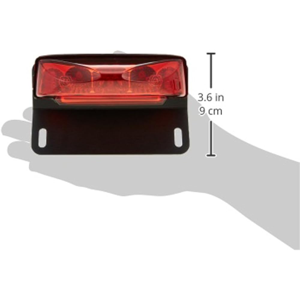 POSH Motorcycle Supplies Ivy LED Tail Lamp Universal Type Red 090148-90