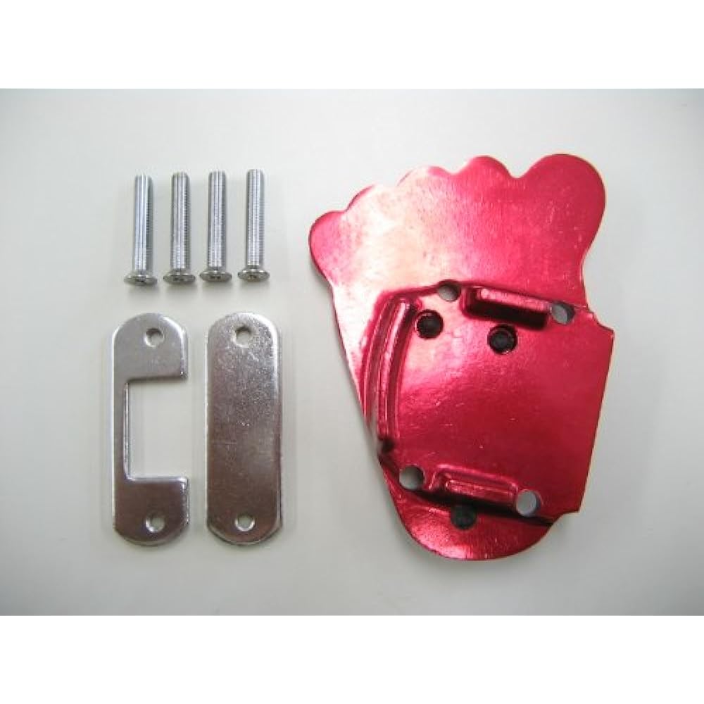 Foot-shaped pedal cover universal red 16-4701R