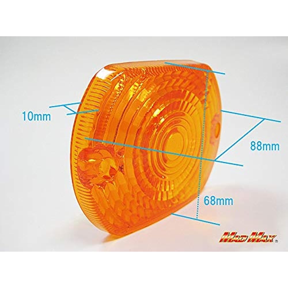 MADMAX Z400FX/Z1000mk2 Turn signal lens (4 pieces SET)