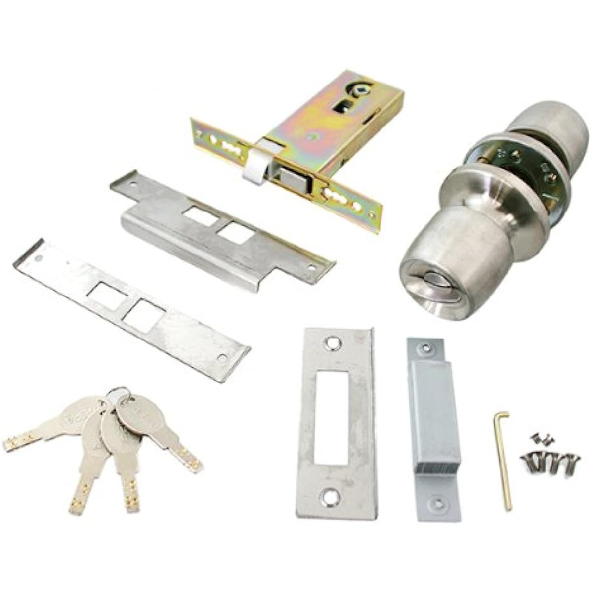Nichi Seisakusho Replacement lock for entrances, offices, and back doors Compatible with various aluminum frame doors Standard case Dimple cylinder type CW-123D
