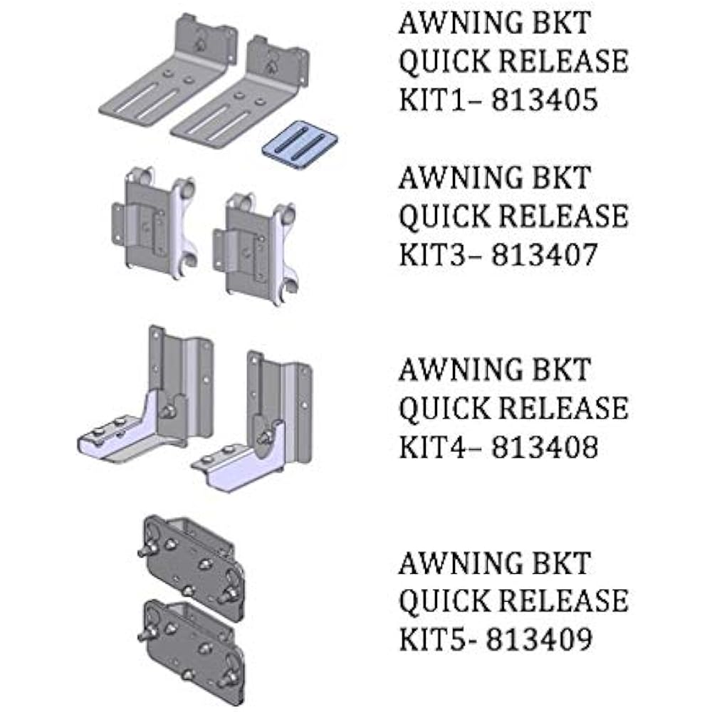 ARB Awning Bracket Quick Release Skit 4 ARB Awning All models compatible 813408