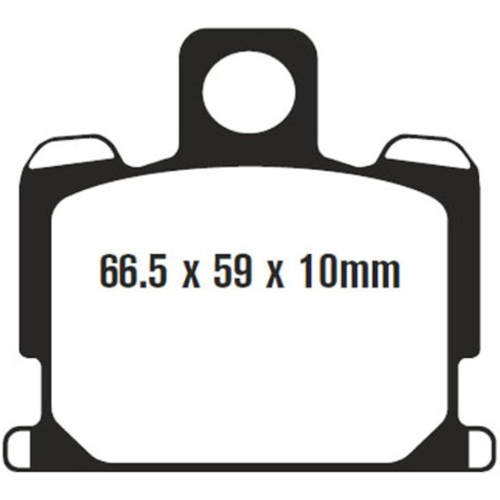 BRAKEPAD SEMISNTRD FA400V