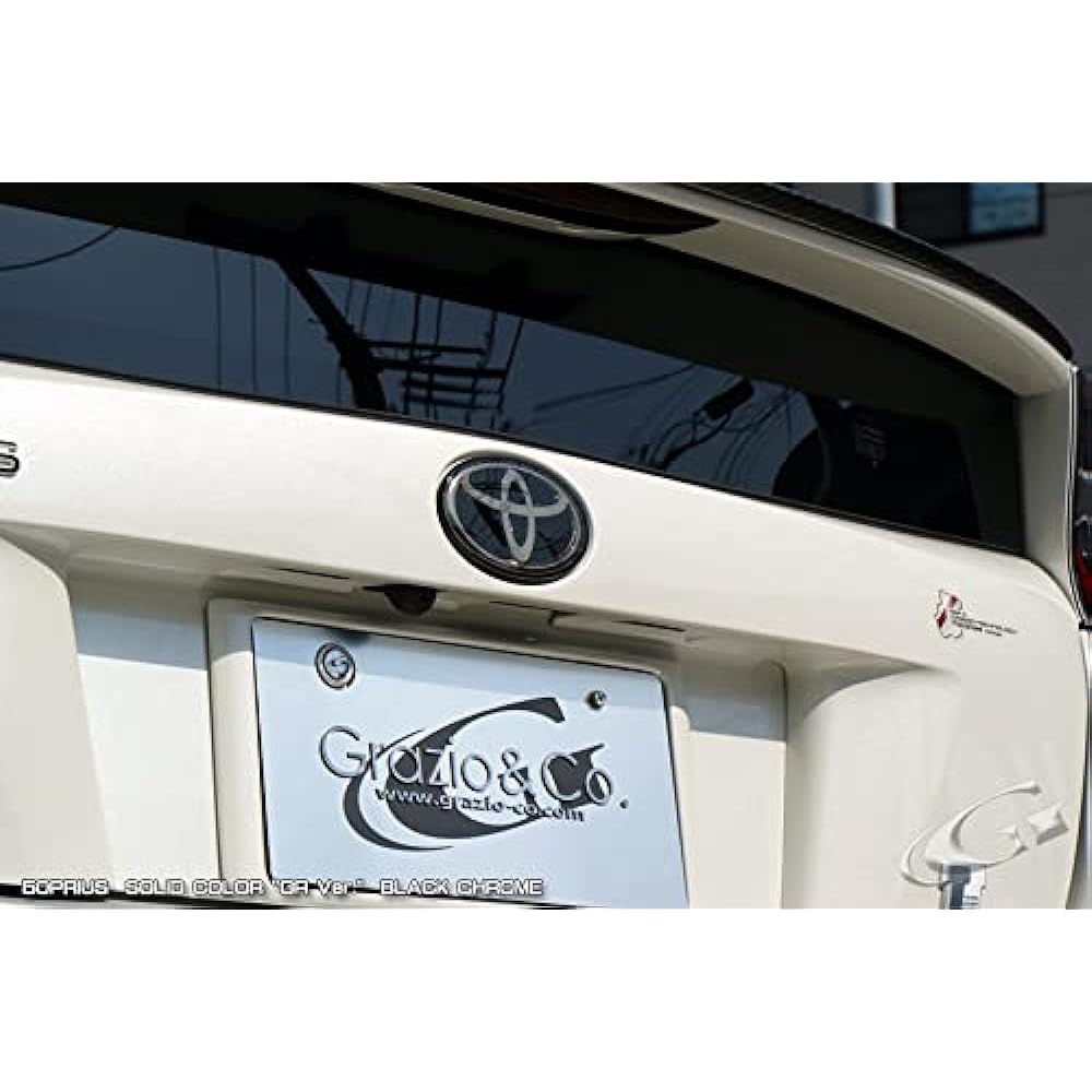 Grazio&Co. Enclosed GR Ver Emblem W140 Black Chrome