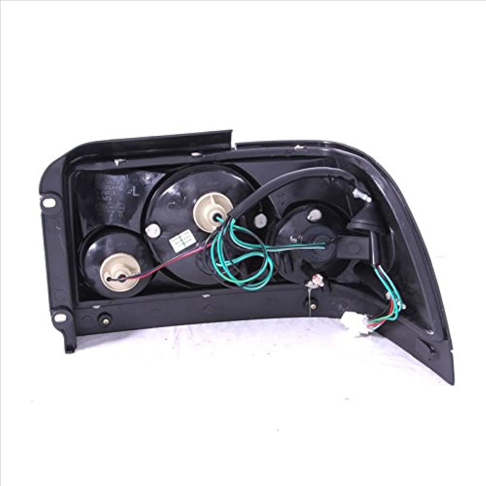 SPPC Tail Light Black Assembly Set for Toyota Corolla- (Pair) Driver left side passenger seat for right side replacement