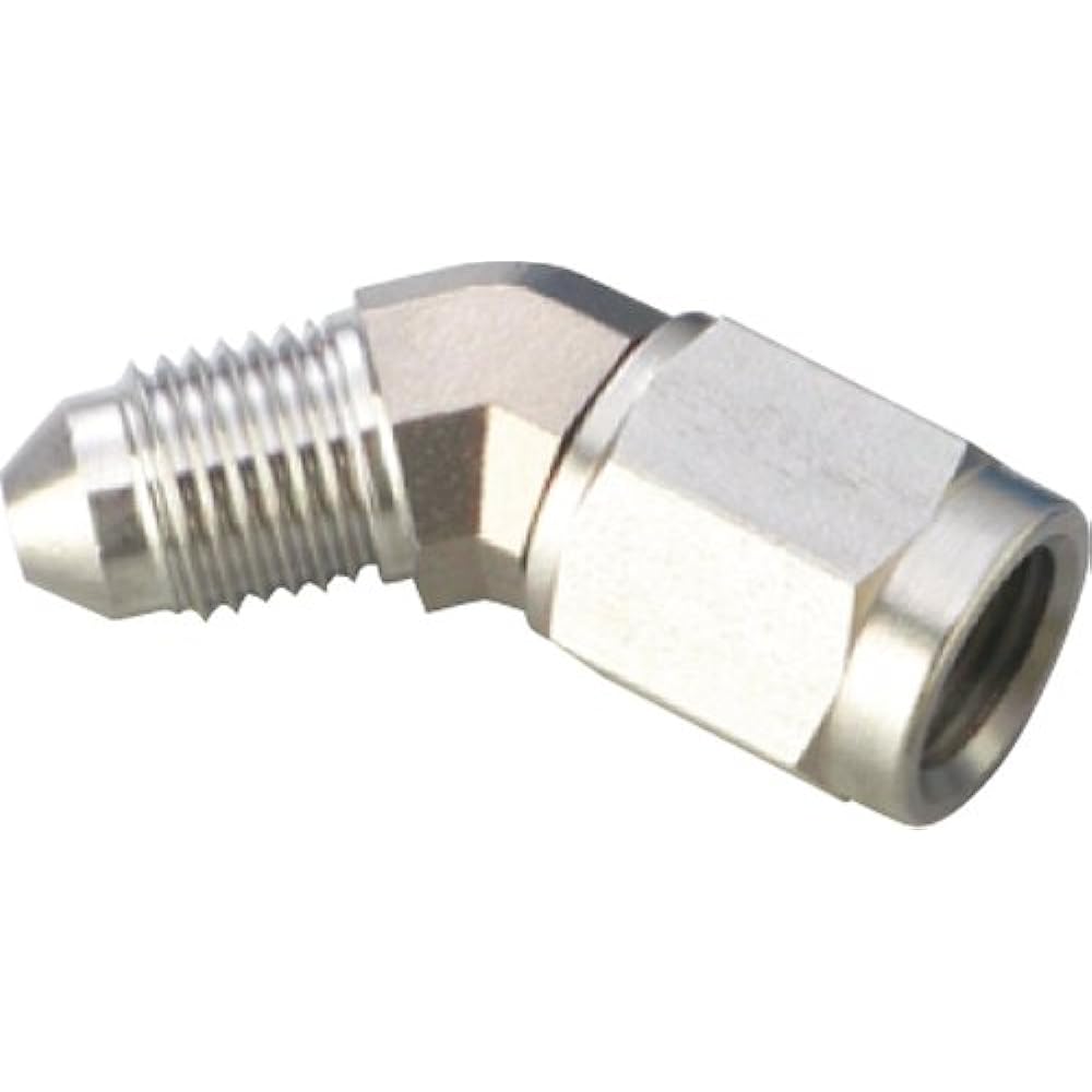 GOODRIDGE Fitting Adapter 45 Degree Stainless Steel #3 CPL-823-03C