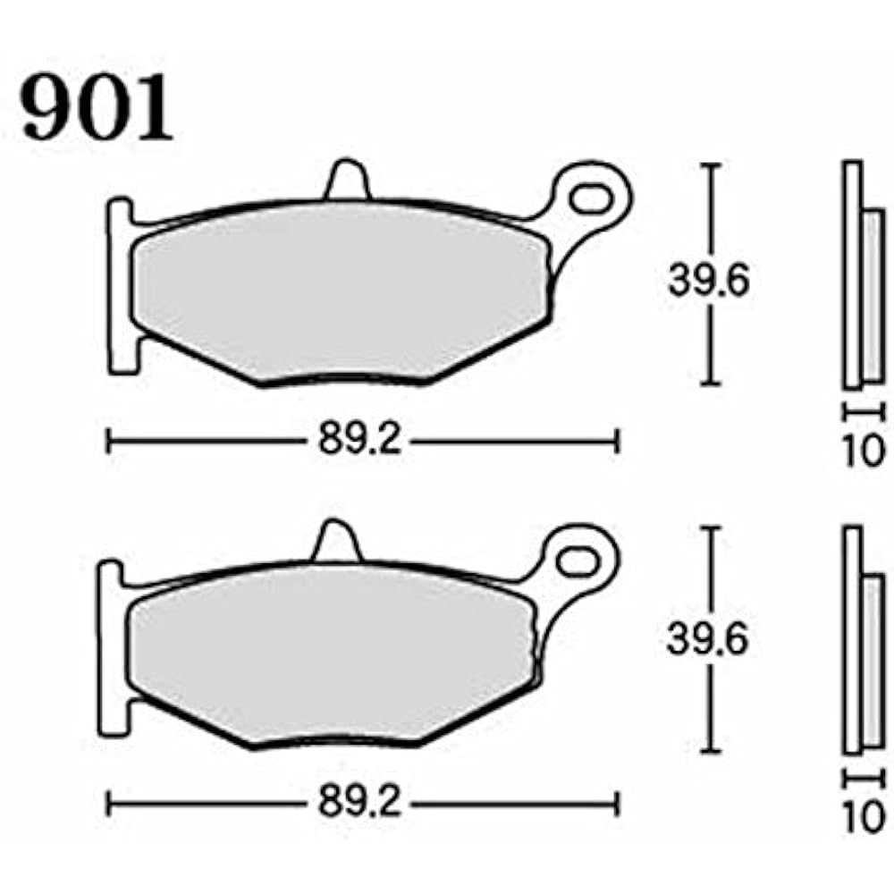 RK Brake Pad FINE ALLOY SUZUKI:GSXR600/750 '06~'08 (Rear) etc. Motorcycle Motorcycle 2 Wheel 901FA55
