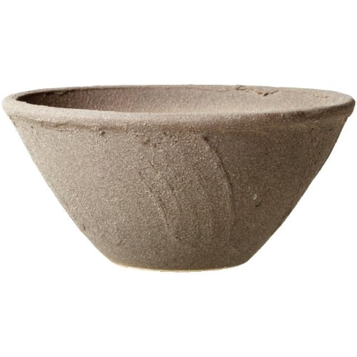 Plus Garden Flower Pot Prato Φ460mm With Bottom Hole Sand Wash Shigaraki Ware 260-03