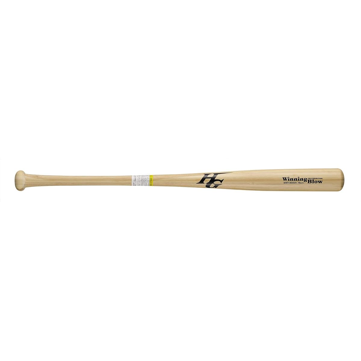 Hi-GOLD Bat Natural WBT Bamboo Bat for Boys Hardball WBT-6078H/WBT-6080H