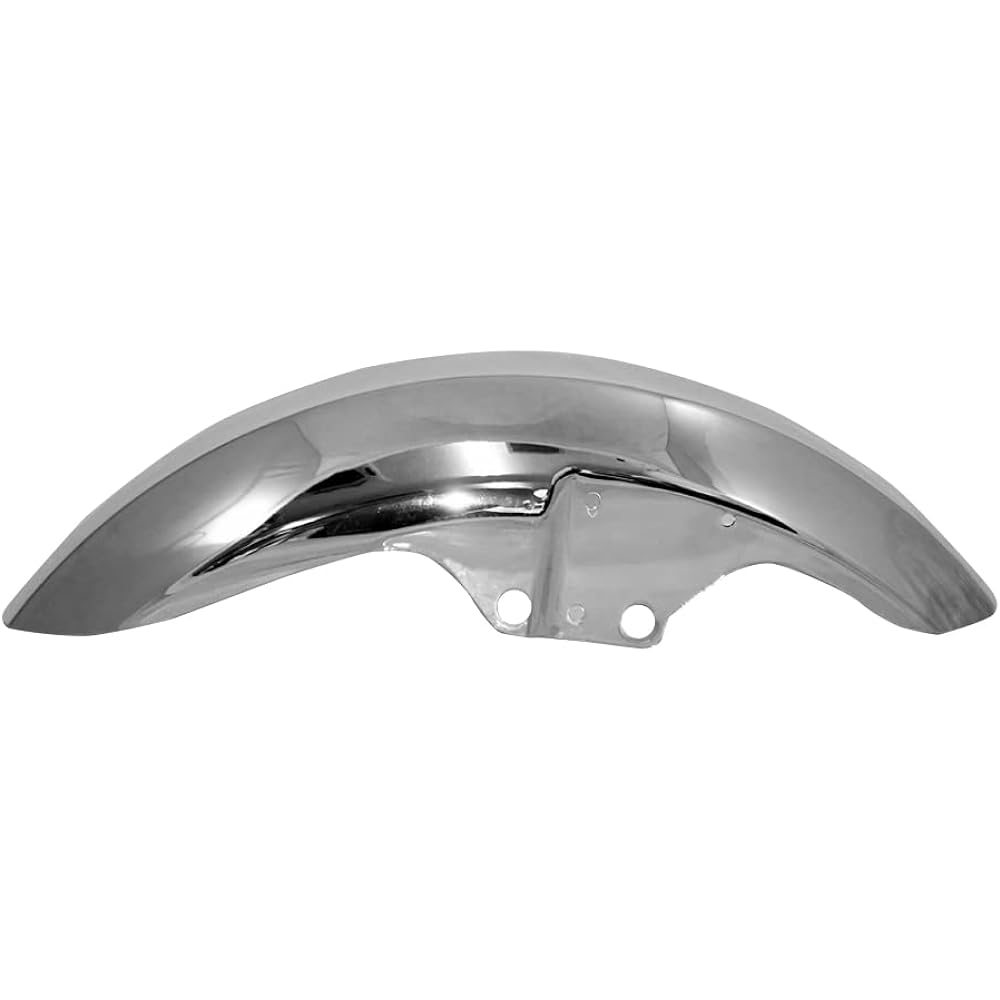 MADMAX Kawasaki Zephyr 400/χ Genuine Type Front Fender Plated Silver