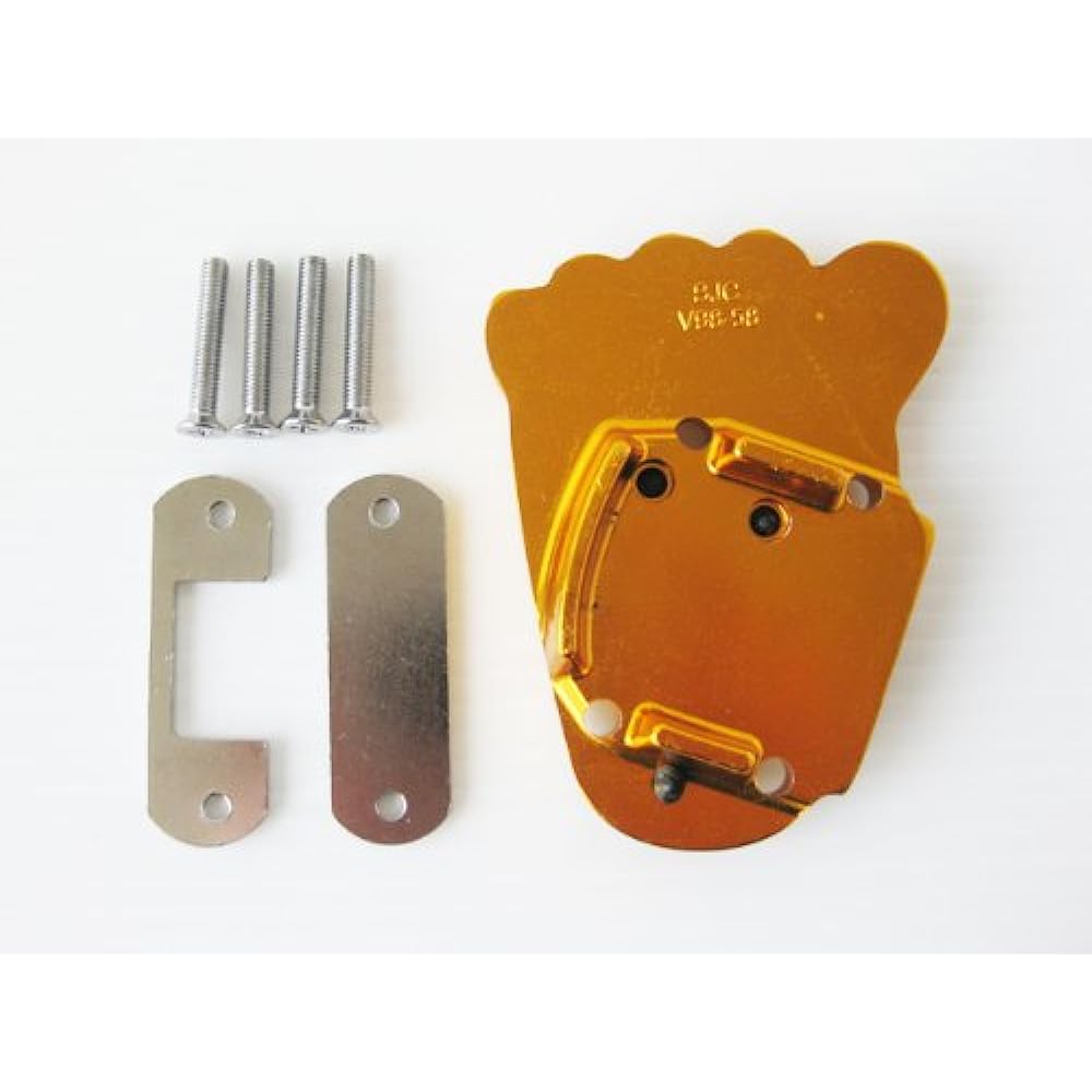 Foot-shaped pedal cover universal gold 16-4701G