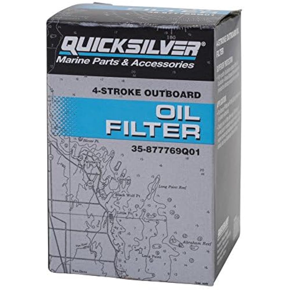 QuickSilver 877769Q01 Oil Filter -Mercury Verado 6 Cylinder Outdown