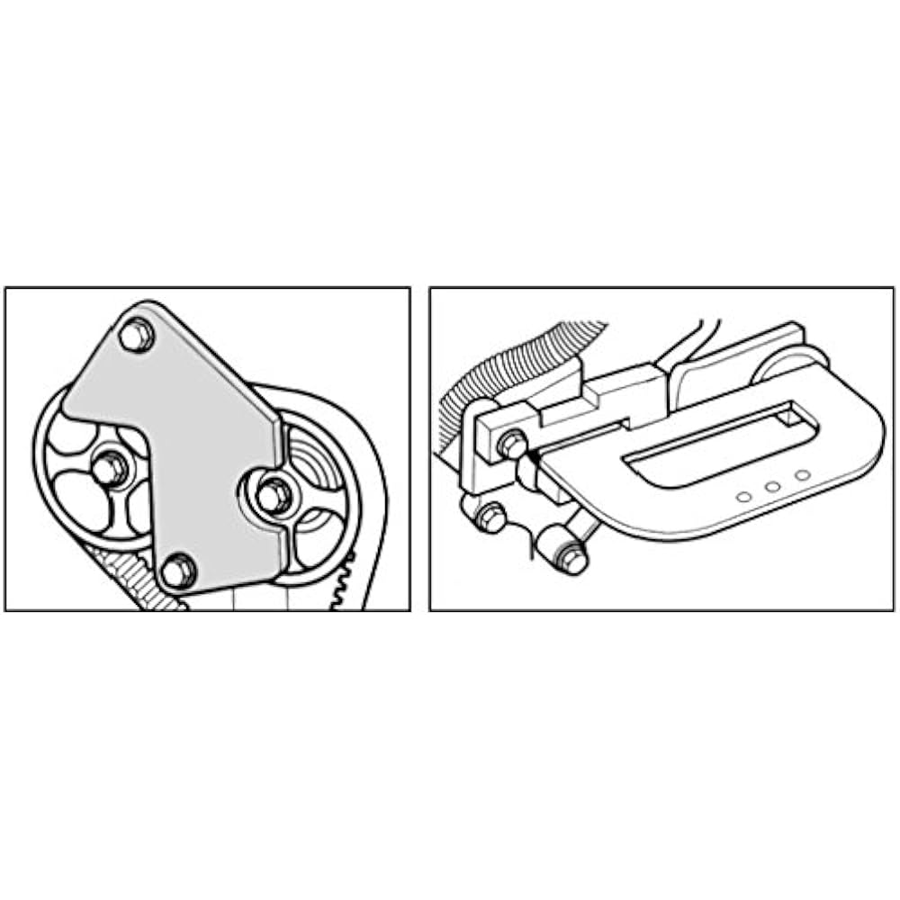 JTC Renault Engine Timing Tool SST Special Tool for Imported Cars Compatible Engines: K4J: 1.4-16V, K4M: 1.6-16V, F4P, F4R Kangoo 1.6, Lutecia, Sport Megane, Twingo JTC4677A