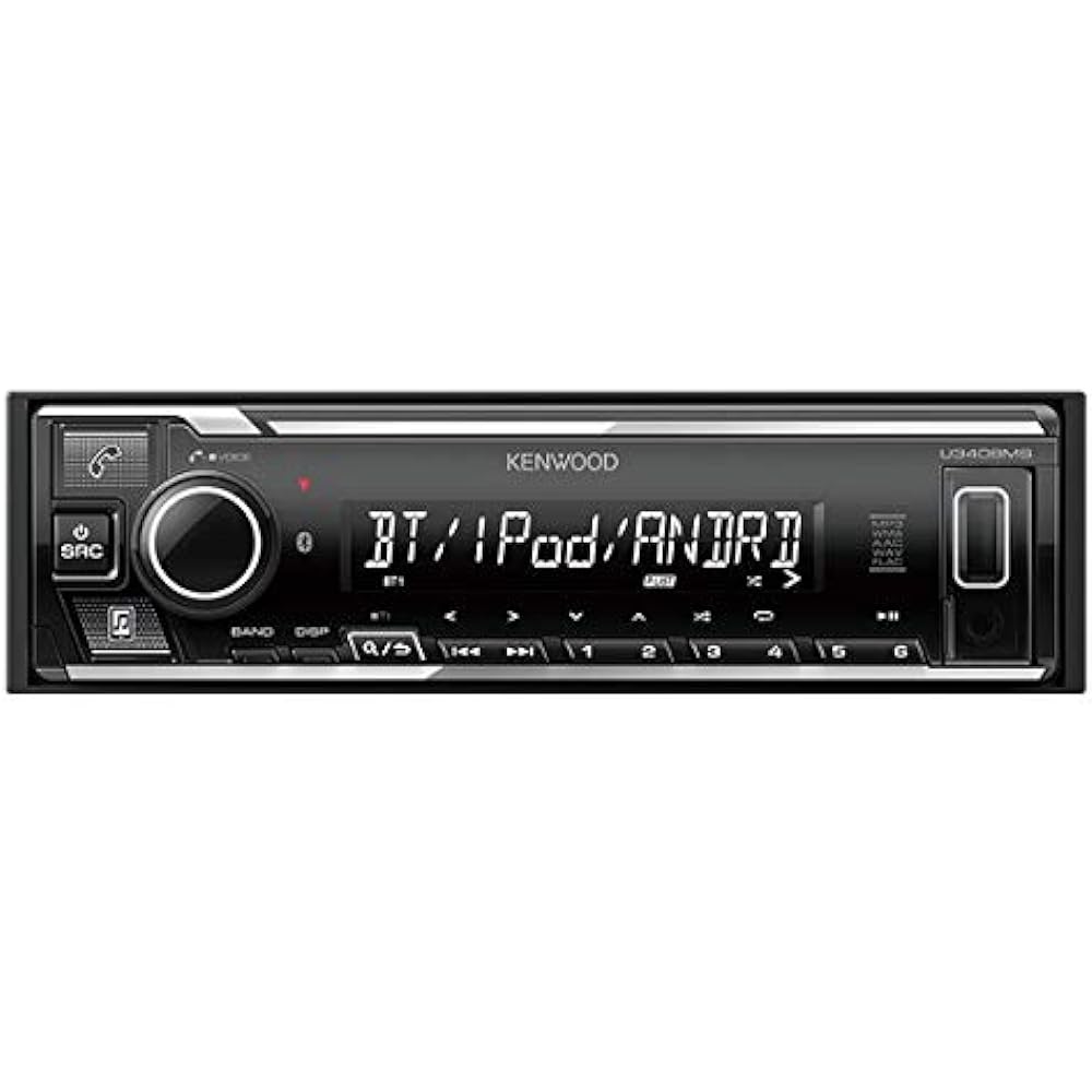 Kenwood 1DIN audio with Bluetooth U340BMS KENWOOD