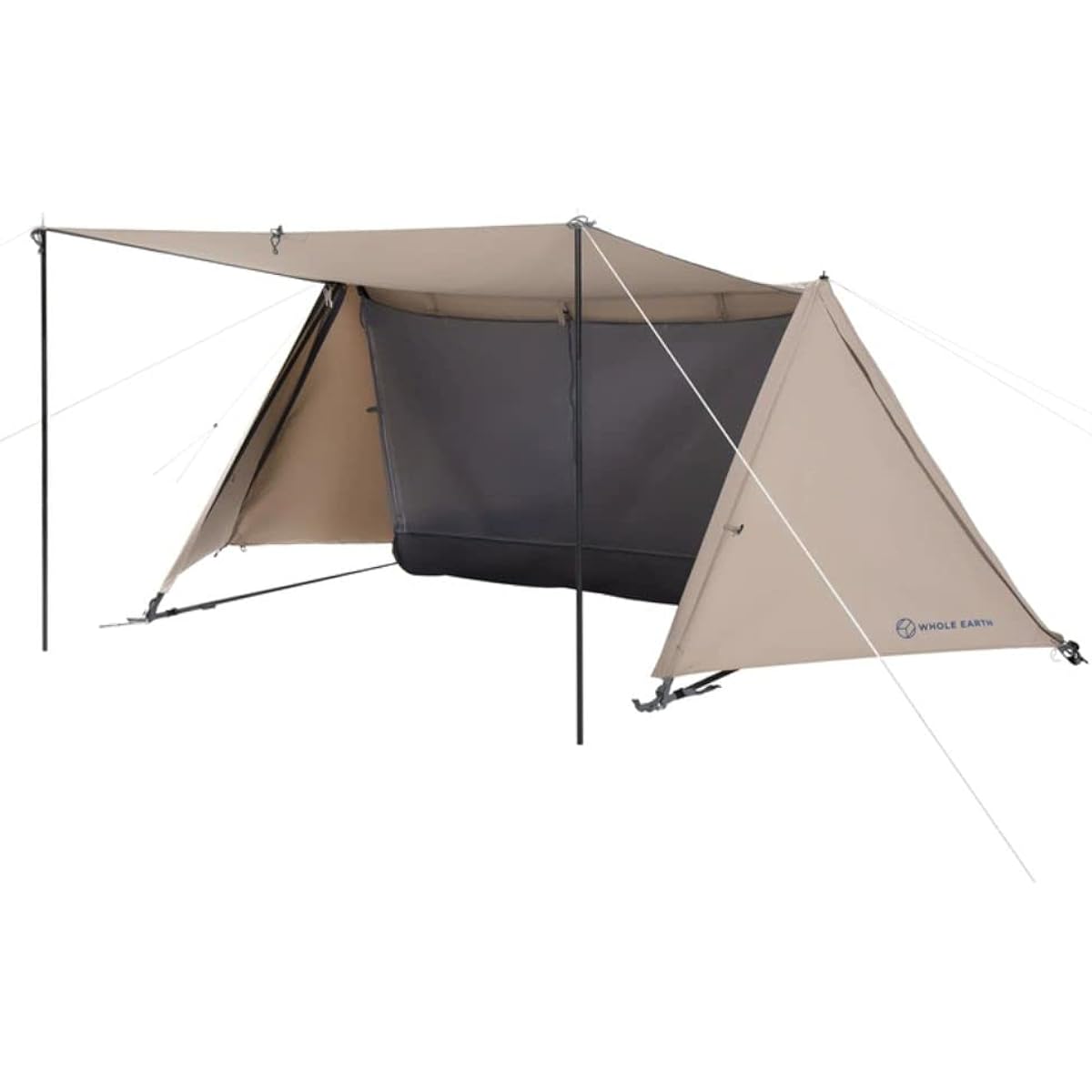 Whole Earth Outdoor Camping Tent for 1 Person EARTH PRISMAD WE2LDA12 Beige