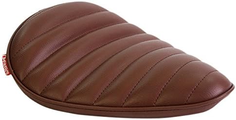 HEAVEN'S Deluxe Wide Form Solo Seat Back Side Up Tuck Roll Black H-BK-C