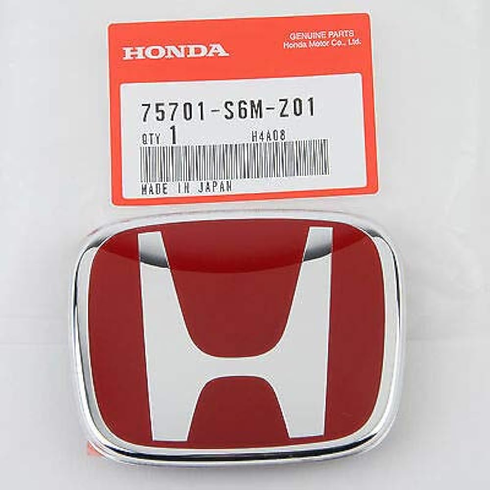 Genuine Hondaled H Emblem 06 - 11 Civic 02 - 06 RSX back