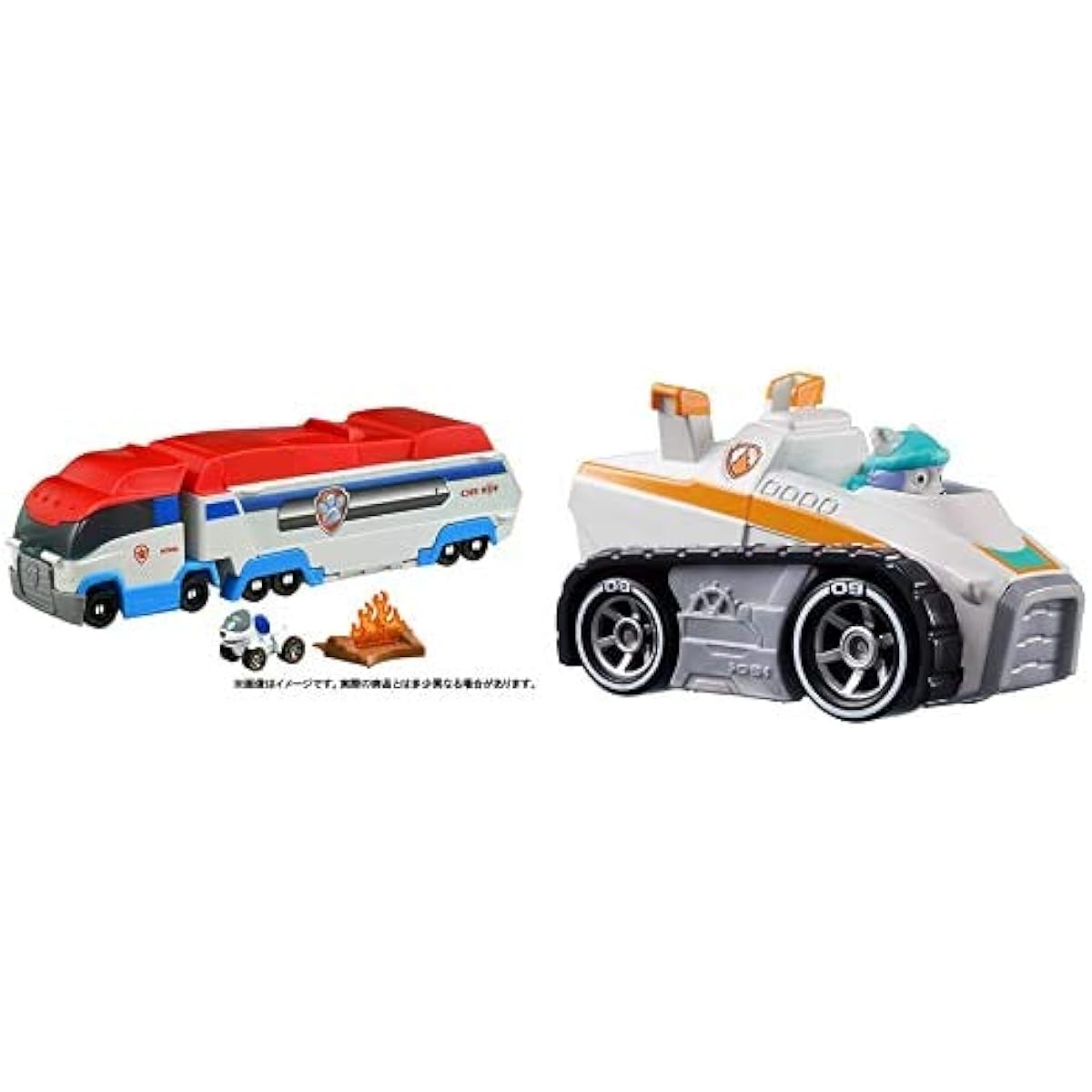 Paw Patrol Paw and Dispatch! Paw Patroller and Paw Patrol Diecast Vehicle Everest Snowcat Set