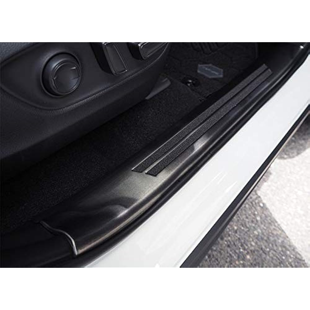 Samurai Produce Toyota RAV4 50 Series Exclusive Scuff Plate Side Step Inside Front and Rear Set 4P Non-slip Rubber Black Hairline