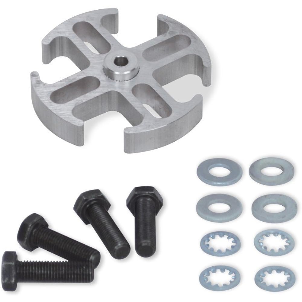Flex-A-Lite 14524 mill finish 1/2 inch fan spacer kit