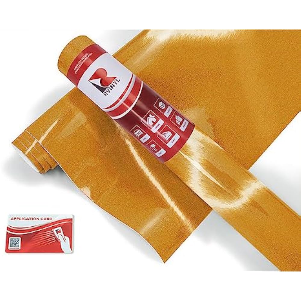 3m 680 Gold Reflection 64 2 feet x 8 Feet Application Card Scotch Light Reflective Vinyl Roll Sheet