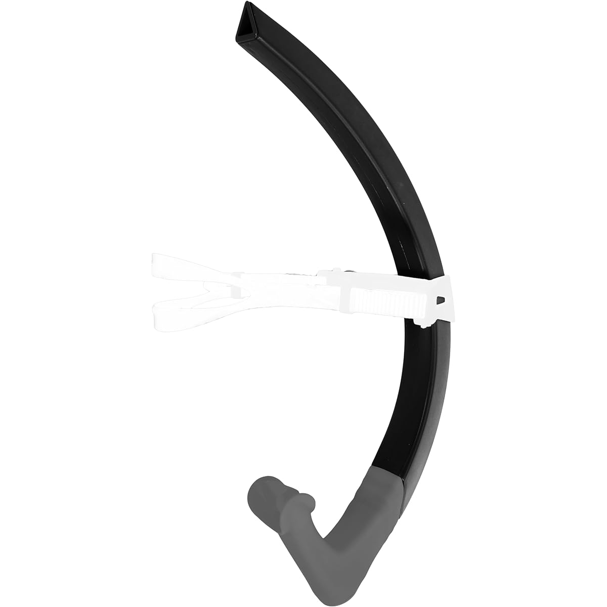 Aqua Sphere AQUASPHERE FOCUS SNORKEL BLACK/GREY Focus Swim Snorkel Regular Fit Black/Gray 172011