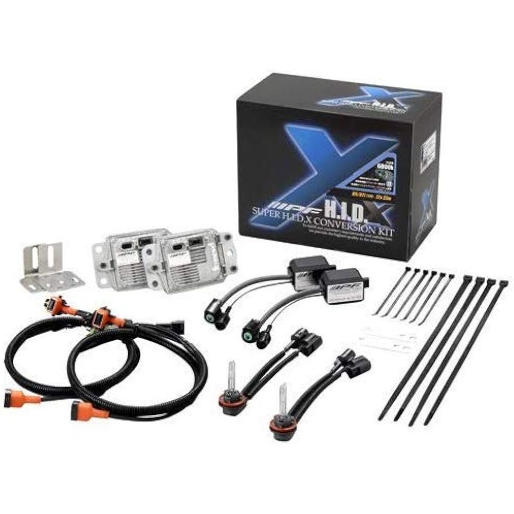 IPF headlight C-HR compatible HID conversion kit HB4 (HIR2) HB3 6850K XD73