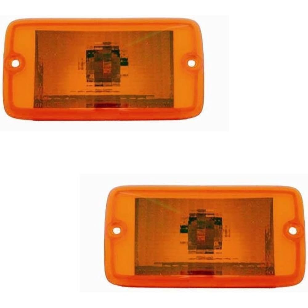 AutoLightsBulbs.com Turn Signal Parking Lights 2001-2006 Jeep Wrangler Pair CH2521141 CH2520141