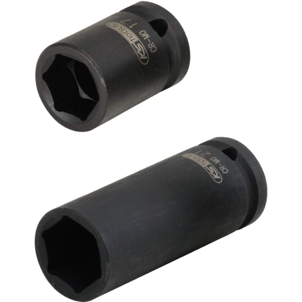 KS TOOLS Impact socket set for light commercial hub nuts 2 pcs 33mm 515.0306