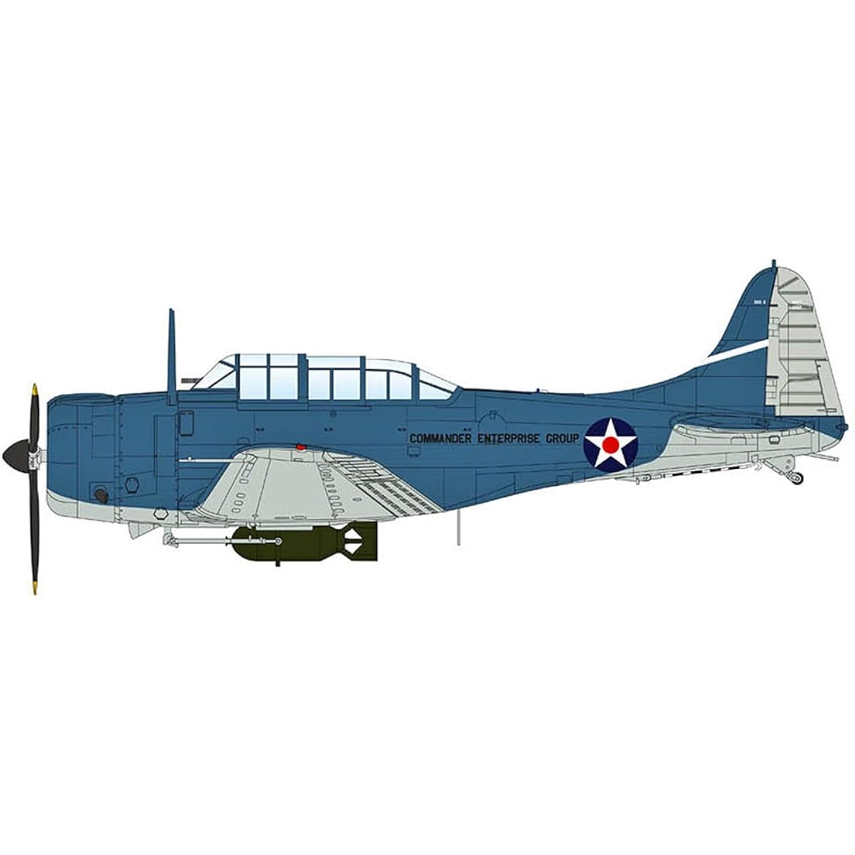 HOBBY MASTER 1/32 SBD-2 Dauntless Naval Commander Howard Young Machine Complete Product HA0213