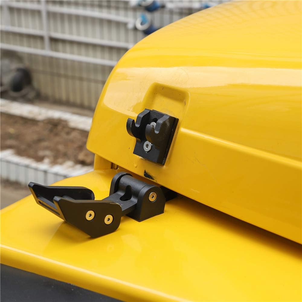 JECAR TJ Food Latch Food Lock Catch Aluminum Food Latch Catch Kit JEEP WRANGLER TJ Accessories 1997-2006