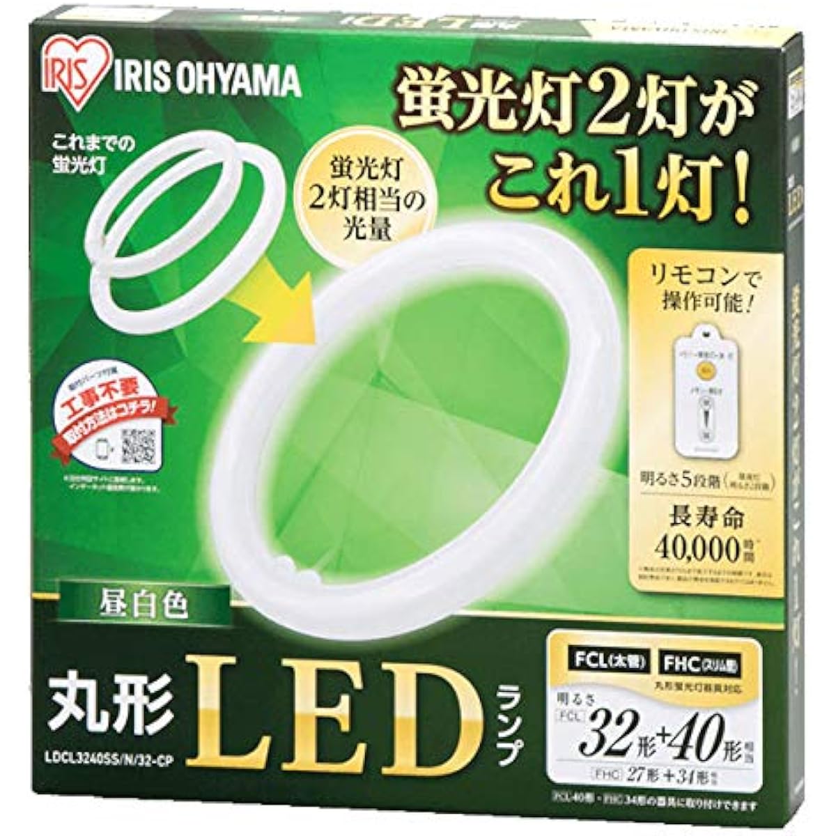 LDCL3240SS/N/32-CP Round fluorescent light daylight white 1 piece