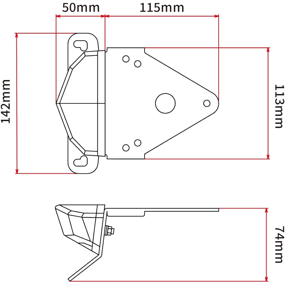 DRC Moto Red Edge Aluminum Holder Kit DR-Z400S/SM Smoke Lens D45-18-506