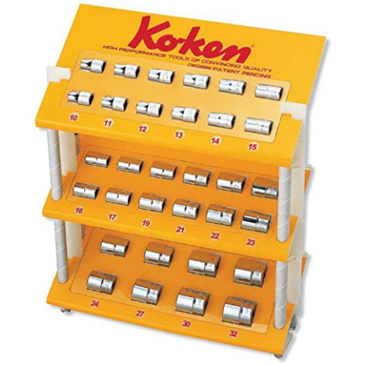 Koken 1/2(12.7mm)SQ. Socket display stand set 32 pieces 4240M-00