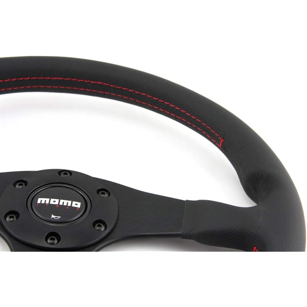 Race lace steering leather 35φ black/blue
