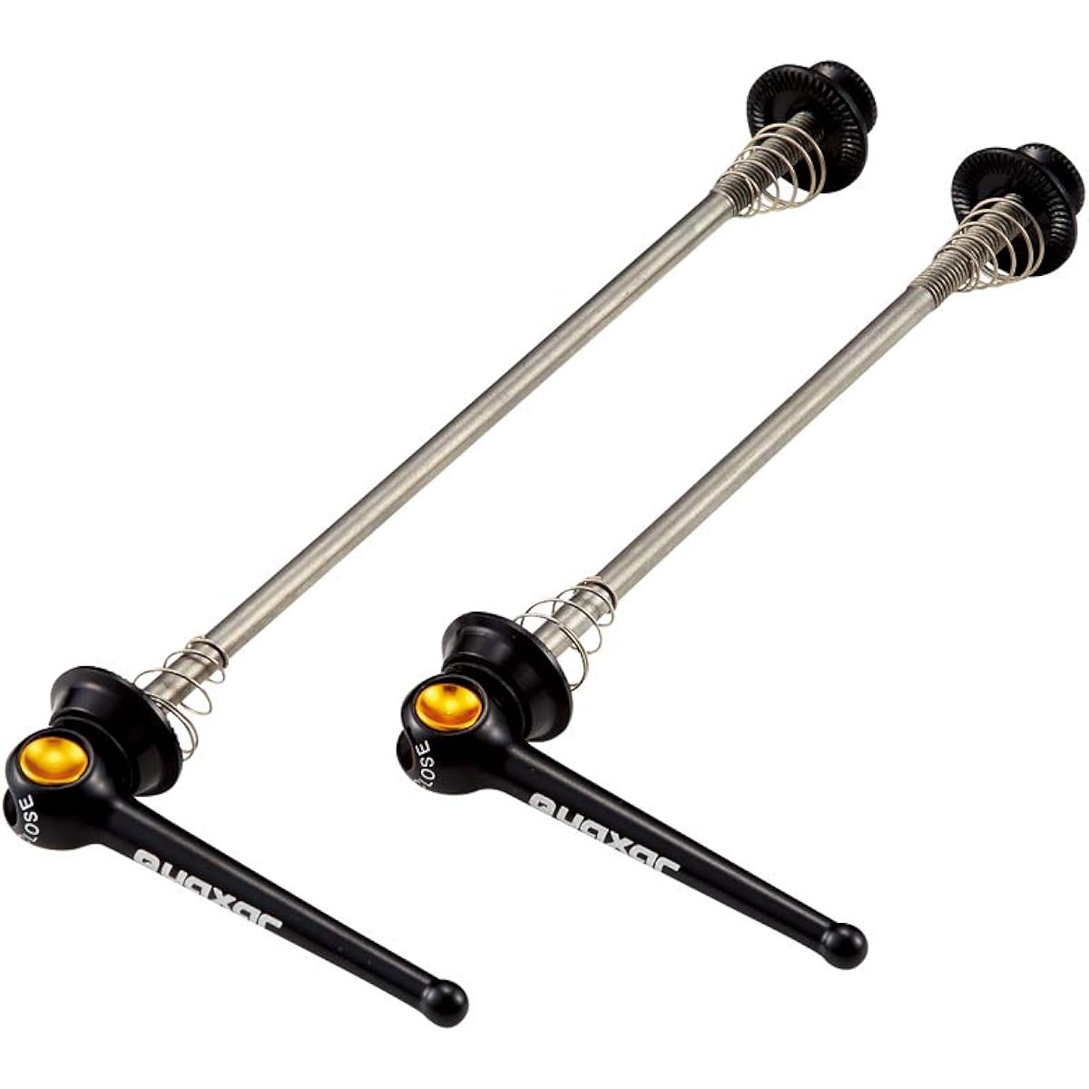 Quasar QRTi01 Titanium Road QR Titanium Shaft/Aluminum Lever Front and Rear Set Black (54936000)