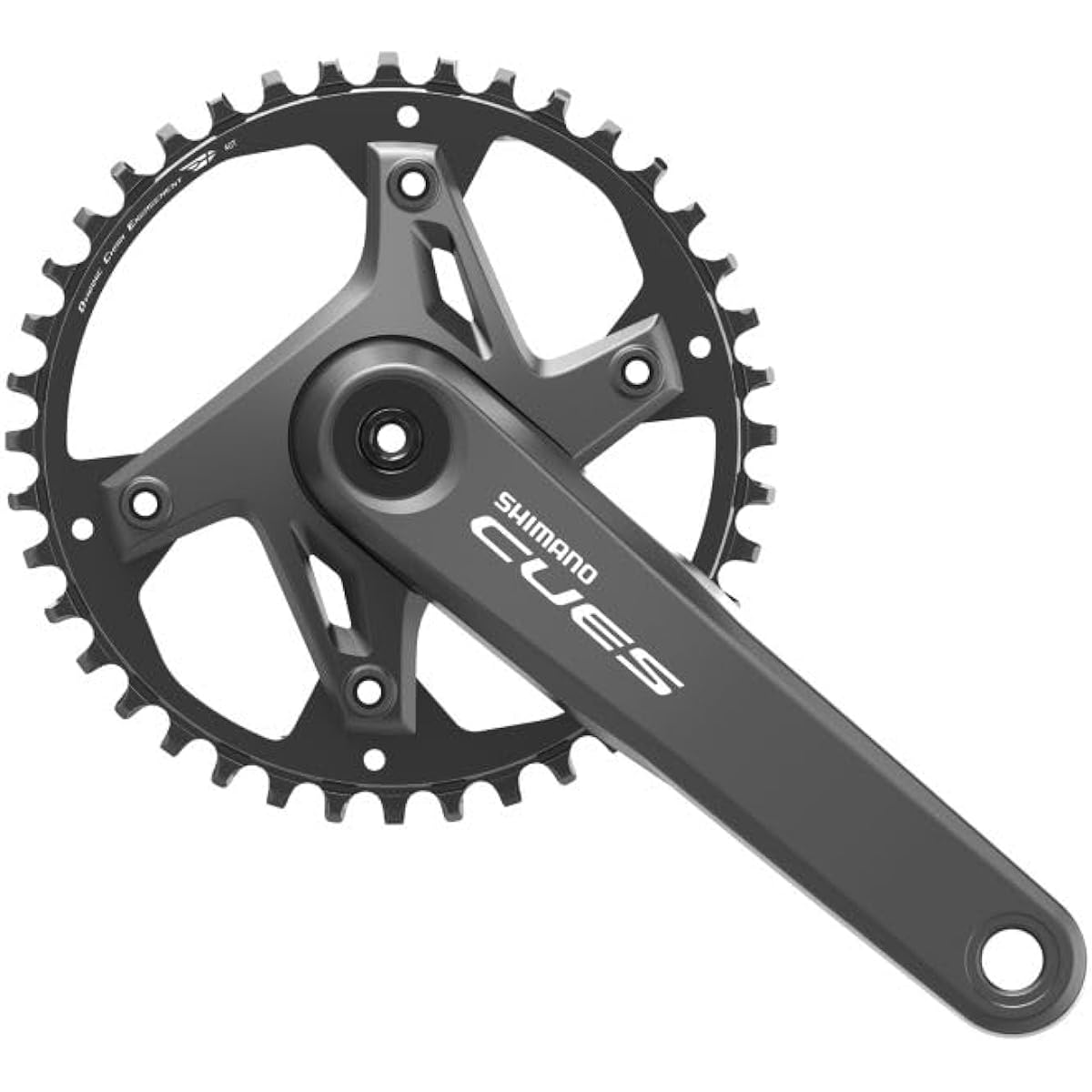 SHIMANO CUES Front Chainwheel FC-U6000-1 Without Chain Guard Crank Length/170mm 40T 9/10/11S EFCU60001CXB0X