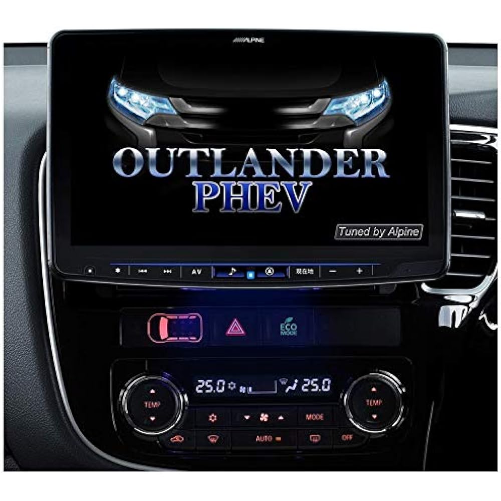 ALPINE Car navigation installation kit for XF11 series Outlander (2019.9-present) KTX-XF11-OU-78-L-AM